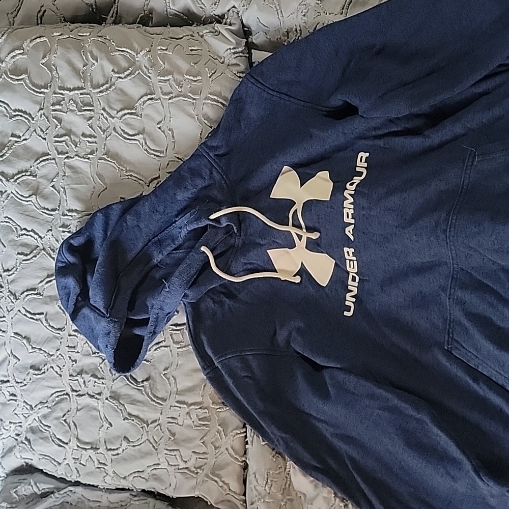 Blue hoodie